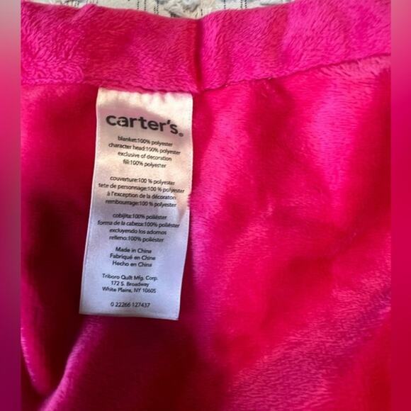 Carter's Ladybug Security Blanket Pink Plush Soft Lovey - Picture 5 of 7
